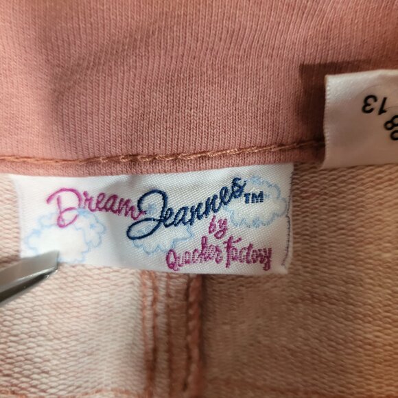 Dream Jeannes by Quacker Factory Women's Stretch Jeans Size 14 Salmon Pink - Picture 10 of 12